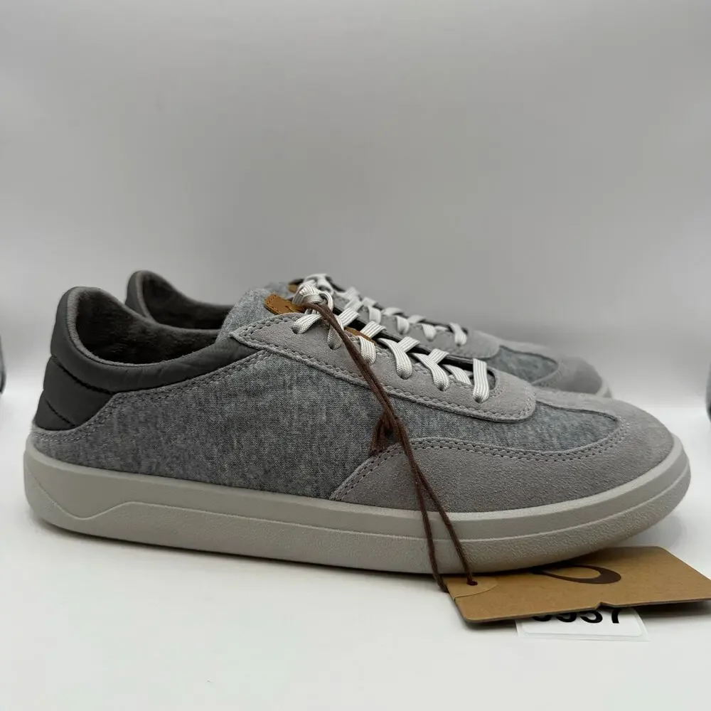 OLUKAI MEN'S 9.5 PULIKI 10528 POI CHARCOAL MSRP $140 NWOB